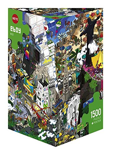 Preisvergleich Produktbild Heye 29575 - Dreieckspuzzle, eboy, Rio, 1500 Teile