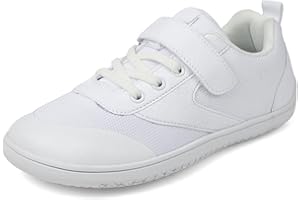 LYKDKAS Boys Wide Barefoot Shoes Girls Minimalist Walking Shoes Kids Trail Running Shoes Sneaker