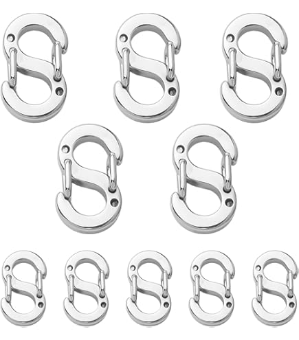 S-Lock Armband Verschlüsse Edelstahl - Karabiner Mit Doppelöffnung Für Schmuck DIY