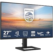 Philips 27E1N1300AE - 27 Inch FHD Monitor, 100Hz, IPS, 1ms