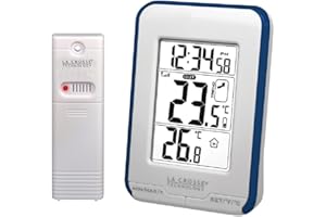 La Crosse Technology WS6810 Station de Température, Coloris Bleu