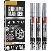 Stylo de Retouche de Peinture, Stylo à Peinture pour Réparation de Peinture, Stylo à Haute Brillance, Marqueur de Chrome Liqu