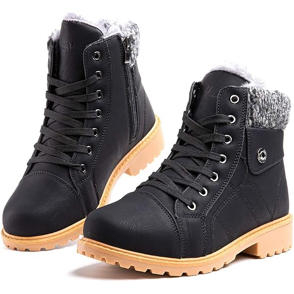 Stivali Invernali Donna Mishansha Con Pelliccia - Stivaletti Da Neve Impermeabili, Antiscivolo, Taglie 36-42