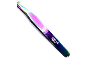 LLBA Lash Tweezer Professional Volume False Lash Application Tool | Multi Shapes & Purposes Tweezers | Non-Slip Grip Tweezers for Volume, Isolation & Classic Lashes (Galaxy, Give Me the D Mega Volume)