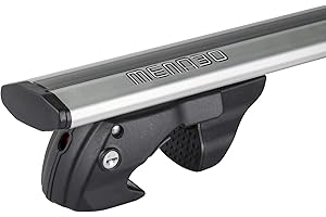 MENABO Barras de Techo portaequipajes Jackson, Color Plata, 120cm