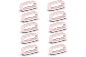 FCNJSAO Smart Watch Strap Retainer Replacement Silicone Fasteners 18mm/20mm/22mm Wristband Keeper Holder Belt 10pcs Watch Straps