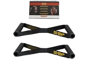 Bullworker Iso-Bow Pair Iso-Bow (2x) Isometric Exercise Equipment; Portable Home Fitness Training Strap for Strength and Flexibility, Travel Stretching Tool for Yoga and Pilates