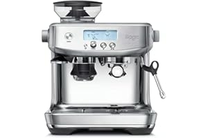 Sage Appliances SES878 The Barista Pro Ekspres Do Kawy, Stal Szlachetna, 240 W, 1 l, Szczotkowana Stal