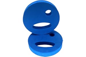 SIRSEON Aqua Disc Set (1 Paar) - Wassergymnastik-Scheiben Ø18cm Für Erwachsene & Kinder - Fitness Paddel Für Aqua-Training, Muskelaufbau & Rehabilitation - Ideal Für Pool, Therapie & -Kurse