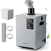 Genmitsu MD13 Rookreiniger voor Genmitsu L8, rookzuiger met vierlaagse filtratie, led-interface-scherm, uv-functie, rookabsorber voor CNC, lasgereedschap en meer