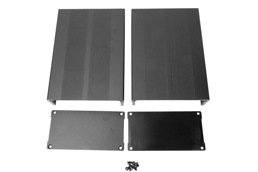 Enclosure Electronic DIY Circuit Board Project Aluminum Box Cooling Case, Extruded Aluminum Enclosure