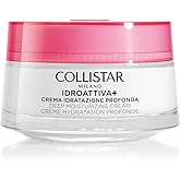 Collistar Idroattiva+ Face Cream, Deep Moisturizing Cream, 100H Hydration, Surrounding Texture, Ideal for Normal to Dry Skin,
