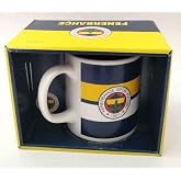 Orijinal Fenerbah&ccedil;e Lisanslı Bardak Kupa Takımına Katkı veren 1 Kalite Seramik Kahve &Ccedil;ay i&ccedil;me Kupası