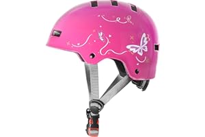 DUZSKJ Casco da bicicletta regolabile per bambina bambino ragazze, Casco bici scooter bambino, Casco bambini per monopattino per skateboard bicicletta monopattino pattini in linea e ciclismo