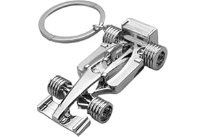 XOXVURI Metal Car Key Fob Keyring F1 Enthusiasts For Your Key Or Display, Great Gift For Men And Women, Formula 1 Portachiavi
