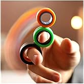 3 Adet İthal Model Manyetik Stres Y&uuml;z&uuml;ğ&uuml; El Hareket Oyuncağı İlgin&ccedil; &Uuml;r&uuml;n Fidget Oyun Halkası