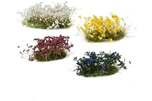 Gamers Grass Tuft Set, Wild Flower, Shape: Wild