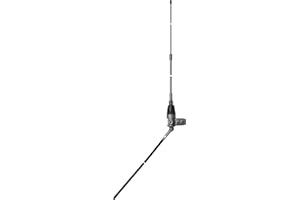 SIRIO antenne Boomerang A, Fixed CB Antenna 1/4 λ Ground Plane Boomerang, Frequency 27-30 MHz, Gain 2.15 dBi, Maximum Power 600 Watts (CW) Short Time, Height 3.9 m, Aluminium with Radial In