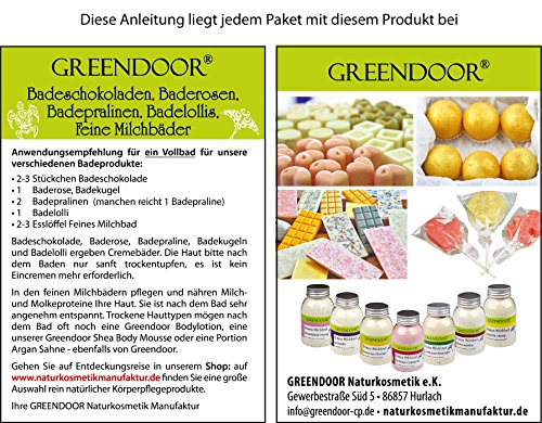 Greendoor Badepralinen süße Tierfiguren – 6er Karton, nach Honigmilch duftend, für 6 pflegende Cremebäder, mit BIO Kakaobutter, handgefertigte Naturkosmetik, kleines Geschenk, Pflegebad, Badezusatz - 3