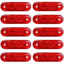 2 Luci LED Laterali Rosse Per Camion E Rimorchi - 12V/24V | Indicatori D'Ingombro - Foto 2