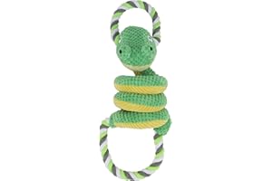 PIANG GOUER Juguete de hoja para mascotas de peluche para masticar perro interactivo a prueba de mordeduras para perros pequeños y grandes, cachorro molar, limpieza de dientes, cuerda anudada, juguete para