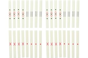 CLISPEED Mahjong Counting Sticks 88Pcs Plastic Scoring Chips for Chinese Game Accessories Suitable for Home Gatherings and Mahjong Parlors