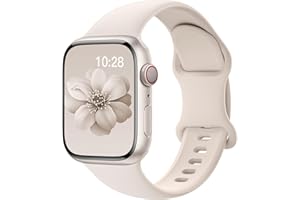 Yoohoo Kompatibel mit Apple Watch Armband 41mm 40mm 42mm 46mm 45mm 44mm 38mm 49mm,Silikon Sport Ersatz Armbänder Kompatibel mit iWatch 11 10 9 8 7 6 5 4 3 2 1 Ultra SE 1/2/3 Herren Damen