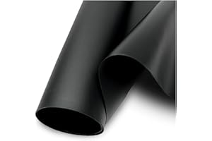 TeichVision bache Bassin en PVC Noir de qualité supérieure 1 mm - 4 m x 4 m/bâche pour Bassin Convient pour Les étangs, Les biotopes, Les piscines Naturelles