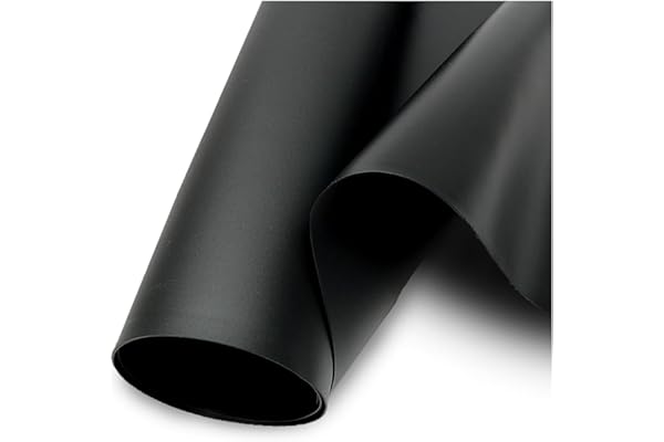 TeichVision bache Bassin en PVC Noir de qualité supérieure 0,5 mm - 2 m x 3 m/bâche pour Bassin Convient pour Les étangs, Les biotopes, Les piscines Naturelles