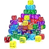Pack of 30 DICE Six Sided D6 Dice for Playing Board Game and Poker Chip Set Game