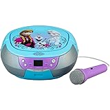 EKIDS FR-430 -CD Boom Box Reine des Neiges, Bleu
