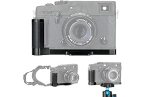 JJC Handgriff Kameragriff für Fujifilm Fuji X-Pro3 X-Pro2 X-Pro1 | Arca Swiss schnellwechselplatte kompatibel mit Stativ | Akku und Speicherkarte direkt wechseln | ersetzt Fujifilm MHG-XPRO3 MHG-XPRO2