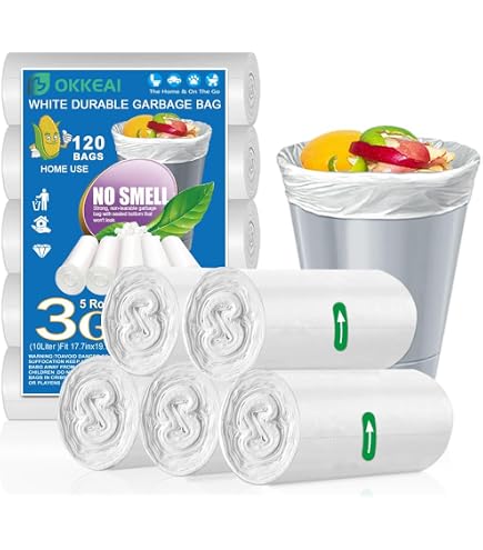 Sacchetti Spazzatura Neri Resistenti - 225 Sacchetti Da 30 Litri (57x75 Cm), Per Casa, Cucina E Ufficio