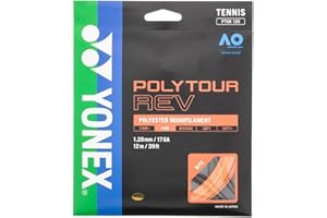 YONEX Poly Tour Rev Tennis Set di Corde 12M Monofilamento Arancione