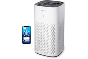 Clean Air Optima - Purificateur d’air HEPA UV et ioniseur intelligent CA-507 Smart - Convient aux pièces jusqu'à 70 m² / 175 m³ - Filtre TRUE HEPA (H13) - Filtre à charbon actif – Ioniseur