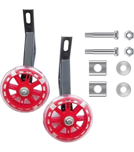 Stabilizzatori/Rotelle Per Bici Bambino 14" - Coppia Con Attacco A 2 Fori - Foto 3