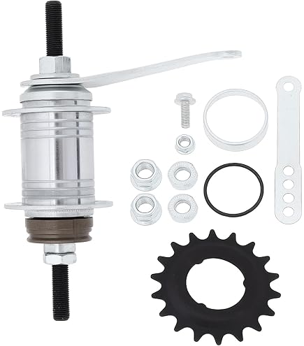 Kit D’axe De Moyeu Arrière YARNOW – Roulements à Billes, Compatible VTT, Gris, Solide Et Durable