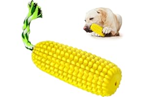 CHENEVER Giocattolo per cani, radice da masticare indistruttibile per giocattolo per cani, giocattolo interattivo per cani di mais stridulo per cani e cuccioli di taglia grande e media