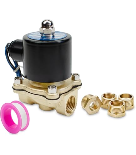 Électrovanne Robertshaw Pour Machine Manitowoc - Sortie 11,5 Mm, Entrée Coudée 3/4", Plastique, 0,35 L/min, 230 V AC - 7