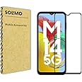 Amazon Brand - Solimo Tempered Glass Screen Protector for Samsung Galaxy M14 5G, Samsung Galaxy F14 5G, Samsung Galaxy A14 5G (2023) with Edge-to-Edge Coverage | Easy Installation Kit