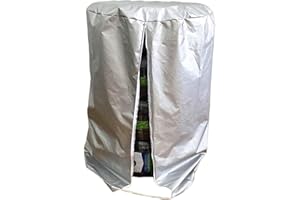 AMSXNOO Reifentaschen Reifentasche für 4 Autoreifen, Ø80cm x H120cm Wasserdicht UV-Schutz ​reifensack Tasche Autorädertaschen Eifenabdeckung Auto Reifen Reifenschutz ​ für 16-21 Zoll Durchmesser