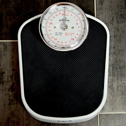 Harbour Haushalt Traditionell Weiß Bad Waagen – 160kg / 25st - 6