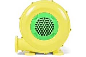 COSTWAY Ventilatore di Aria del Castello Gonfiabile, Soffiatore per Giochi Gonfiabili con Cavo di Alimentazione, per Castello Gonfiabile, Scivolo Acquatico e Giochi Gonfiabili (380W)