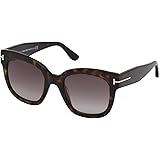 Tom Ford FT0613 52T 52 Montature, Marrone (Avana ScuraBordeaux Grad), 52.0 Unisex-Adulto