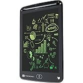 Portronics Ruffpad 12M | 12-Inch Re-Writable Multicolor LCD Writing Pad with One-Tap Erase, Smart Lock, Long Battery Life & Ruffpad App Support | Save & Share Your Child’s Creations (Black)