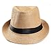 Produktbild Clacce Sonnenschirmhut, Trilby Gangster Cap Unisex Strand Sonnenhut Band Sonnenhut