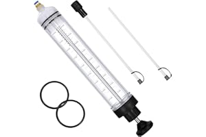 URHRHU 5 X Siringa Olio 500ml Siringa di aspirazione Olio Aspirazione e Pompa di riempimento Fluido Siringa Olio Pompa Olio Scarico Olio per Automotive, estrattore Liquido Multiuso