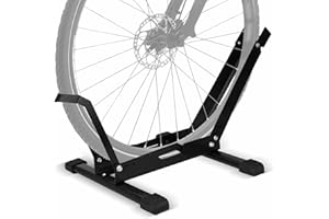 Vousile Support de Stationnement de Vélo Garage Intérieur à Velo Parking Porte Velo Pour 20 à 29 Pouces VTT, Vélos de Route Montagne roue avant et roue arrière