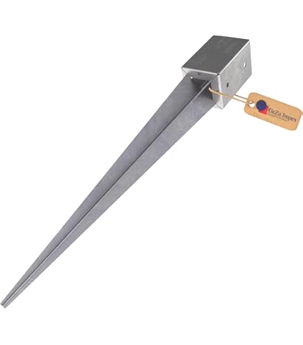 Connettore Angolare Per Pali - Acciaio Zincato, 200x185mm, Per Legno 71x71mm