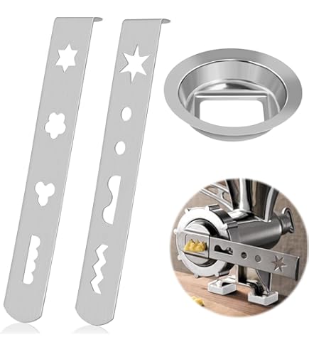 Set 3 Accessori Pasticceria Per Tritacarne - 8 Forme Biscotti - Kit Decorazione Dolci Natale - Foto 13